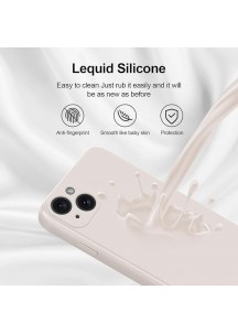 Silicone Case With Camera Protection - White