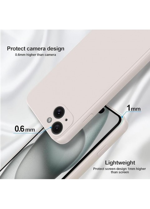 Silicone Case With Camera Protection - White