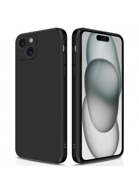 Silicone Case With Camera Protection -  Black