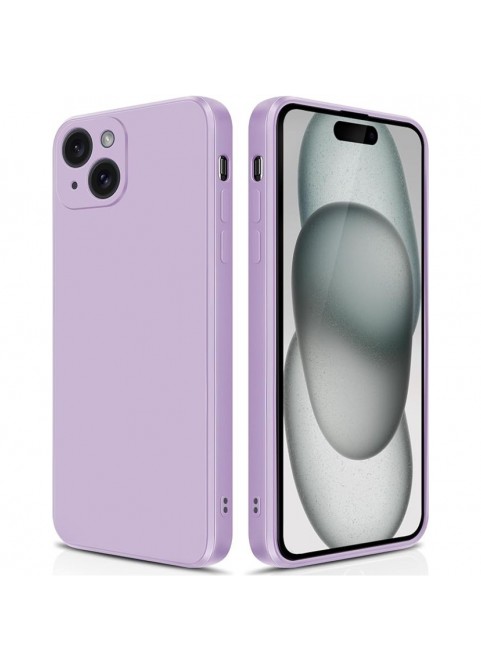 Silicone Case With Camera Protection - Purple