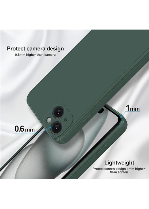 Silicone Case With Camera Protection -  Green