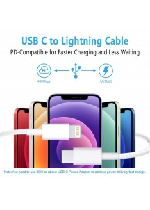 USB C to Lightning Cable 3Pack 6FT  Certified