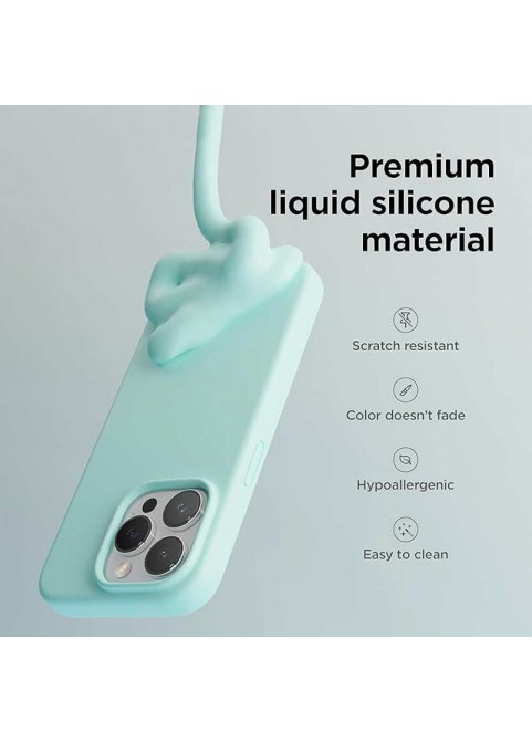 Liquid Silicone Phone Case - Aqua Sky