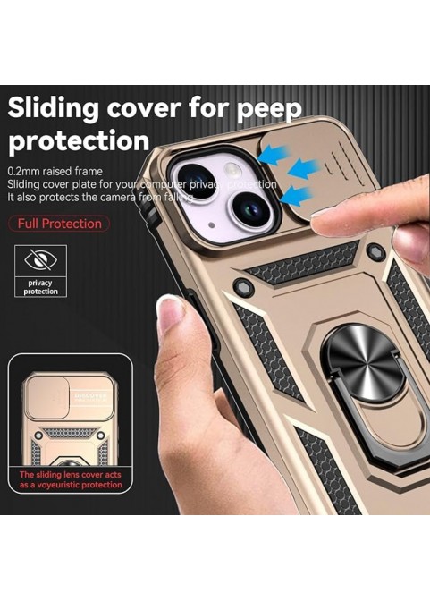 Shockproof Magnetic Phone Case - Gold