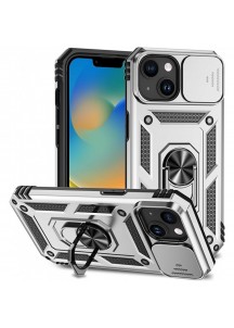 Shockproof Magnetic Phone Case - Silver