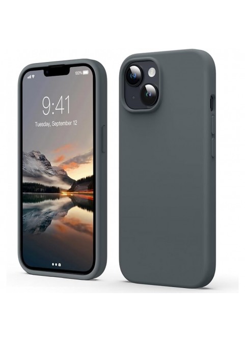 Liquid Silicone Phone Case - Dark Grey