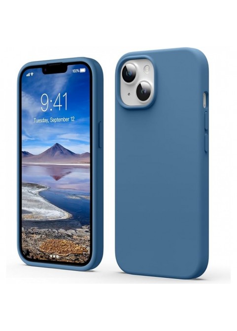 Liquid Silicone Phone Case - Lake Blue