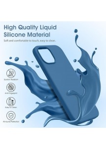 Liquid Silicone Phone Case - Lake Blue