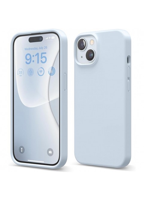 Liquid Silicone Phone Case - Light Blue