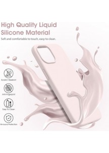 Liquid Silicone Phone Case - Light Pink