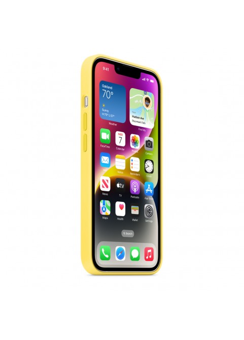 Chromatic Armor Colorful Series Silicone Protective Case IP14-Lemon Yellow