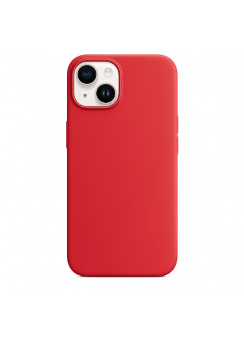 Chromatic Armor Colorful Series Silicone Protective Case IP14-Flame Red