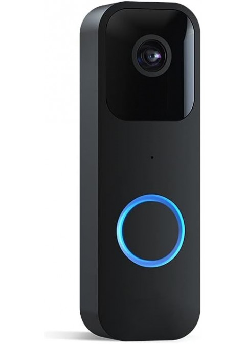 Blink Video Doorbell | Two-way audio, HD video, (Black)